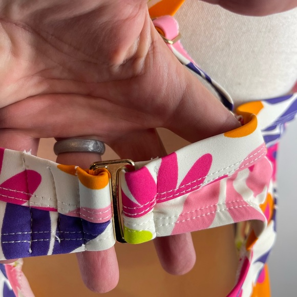 Terra & Sky. Floral Tankini Top 1X EUC - Picture 7 of 8